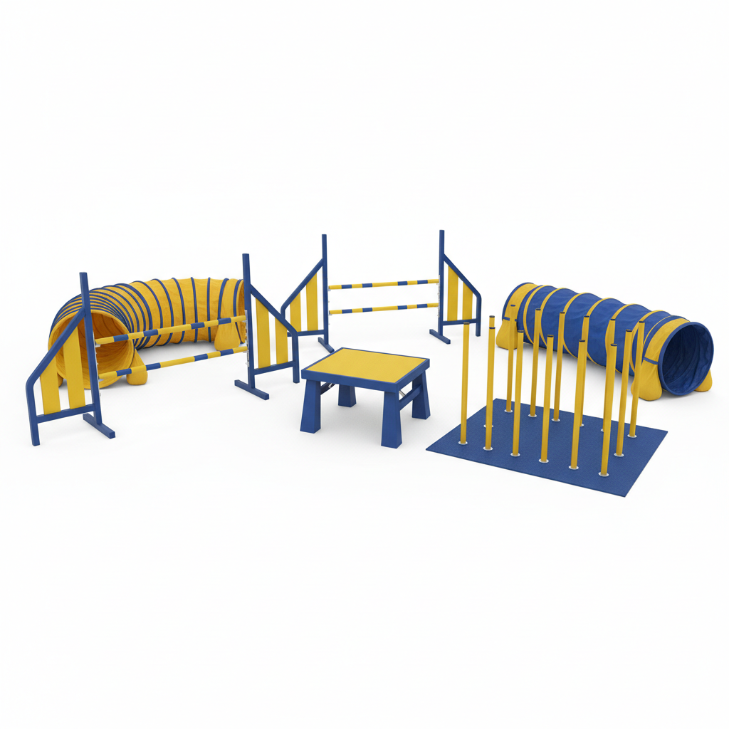 Premium Dog Agility Equipment Set - Competition-Grade Complete Kit