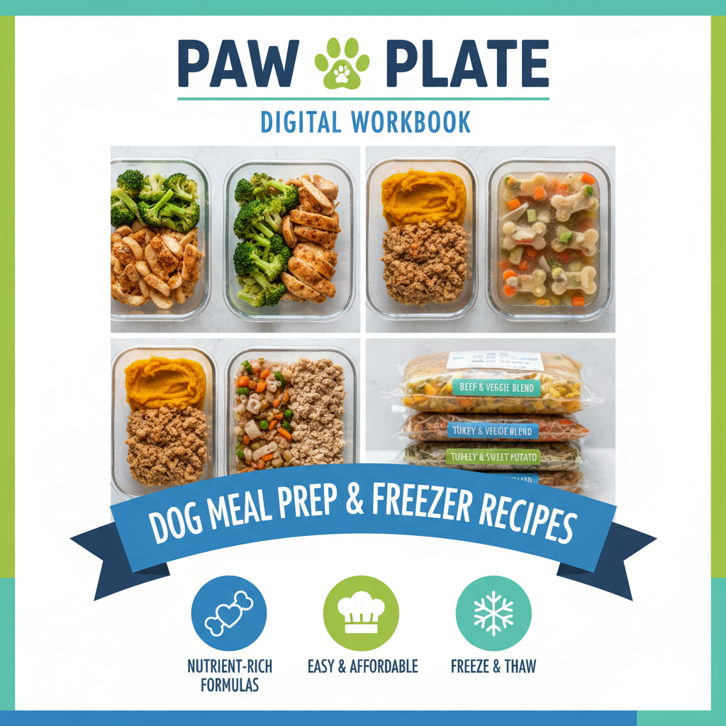 Dog Meal Prep & Freezer Recipes - Batch Cooking for Dogs