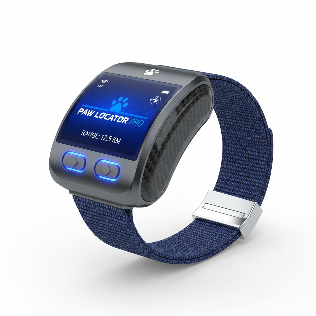 GPS Dog Tracking Collar - Real-Time Location & Health Monitor