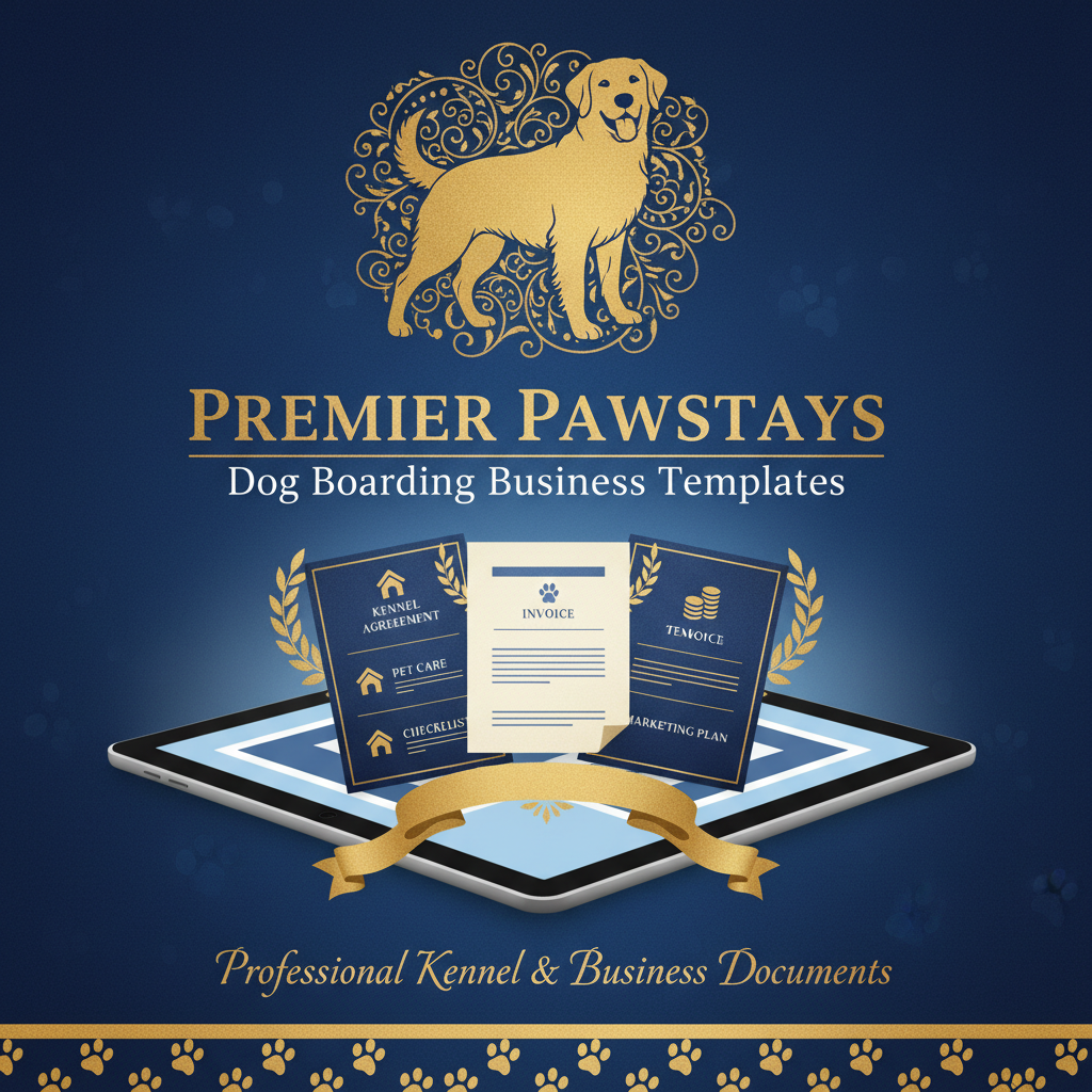 Dog Boarding Business Templates - Complete Operations Kit